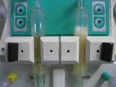 Plasma nach und vor Präzipitation